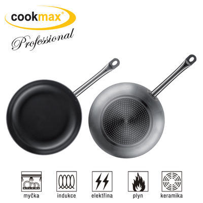 Pánev hliníková na indukci Cookmax Professional